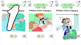 Draw Happy Clinic Gameplay Walkthrough #1 (Android, IOS) screenshot 1