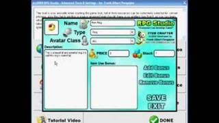 Famous RPG Studio Tutorial - 13 How to Create Custom Non Visible It Wealth