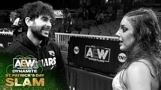AEW EXCLUSIVE - Dr Britt Baker and Thunder Rosa Post Match AEW Dynamite, St Patrick's Day Slam