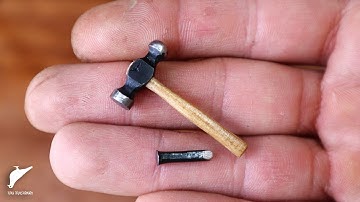 Making a Miniature Hammer and Mason Chisel