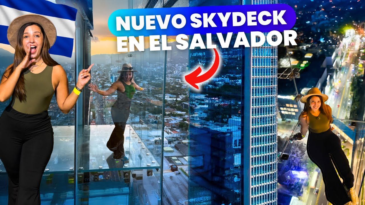 NUEVO MIRADOR al estilo CHICAGO 🇺🇸 en El Salvador 🇸🇻 ¿Vale la pena? Primer Skydeck en San Salvador