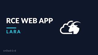 RCE Web App with Lara -- CloudGoat