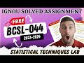 BCSL-044 Solved Assignment 2023-24 | IGNOU BCA Free Assignment Solution SEM 4 BCSL 44 | By ISM