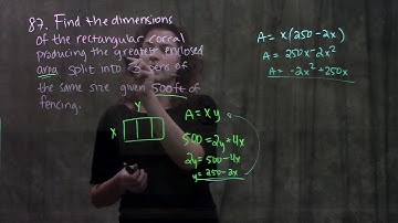 3.2 Quadratic Functions (#87)