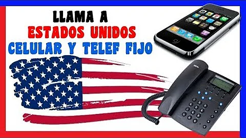 Como ligar para um celular nos Estados Unidos?