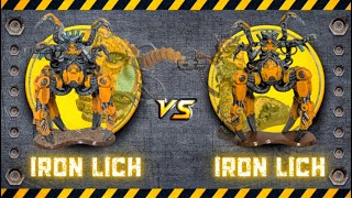 Iron Lich v.s Iron Lich Heroscape Battle!