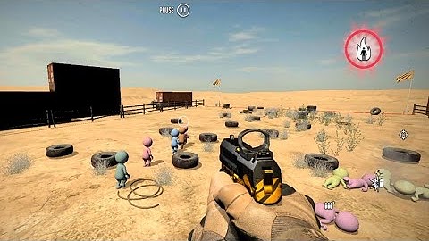 GUNSIM - 3D FPS Shooting Guns | gameplay walkthrough part 2 | Red Chilli Gaming | Android iOS