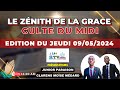 Znith de la grace culte du midi et mditation de la parole de dieu sur meodh 090524