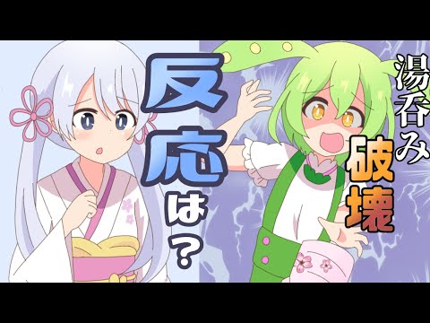 ずんだもん大事な物を破壊！つくよみちゃんの反応【VOICEROID劇場】