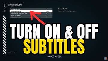 How to Enable / Disable Subtitles in Starfield? #starfield