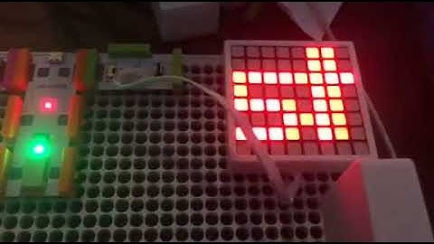 Experimenting with led panel-LittleBits