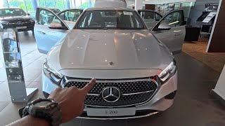 POV! MERCEDES-BENZ E200 Avantgarde Line in High-Tech Silver