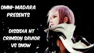 Dissidia NT Lightning vs Snow