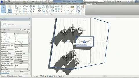 RPC Trees with shadow on floor plan