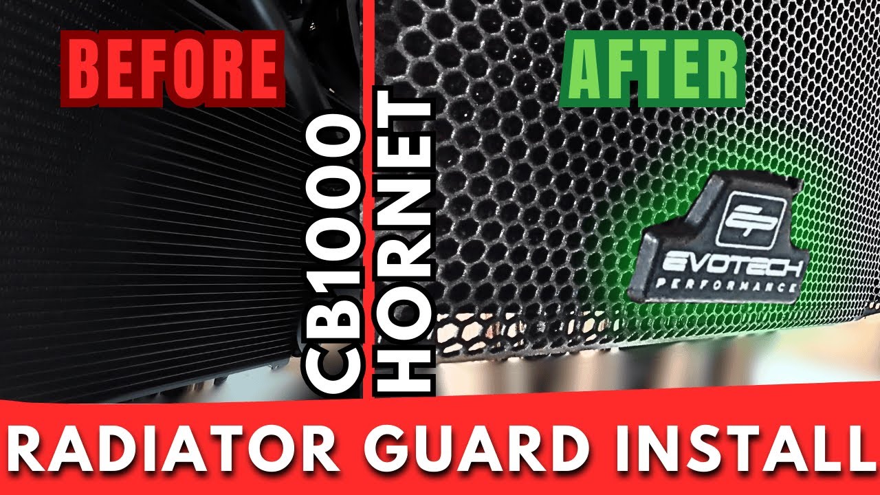 Evotech Radiator Guard Install on CB1000 Hornet | Step-by-Step DIY Guide