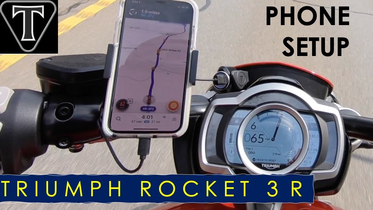 RIDE ON | Triumph Rocket 3 | Настройка телефона