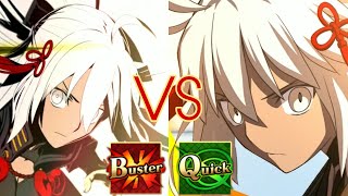 [FGO] Okita Alter w/New Interlude Buff VS Summer Okita Alter - Damage Test/ side-by-side Comparison