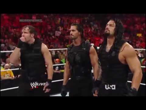 WWE The Shield Segment Then Attacks Evolution Backstage. May 2014