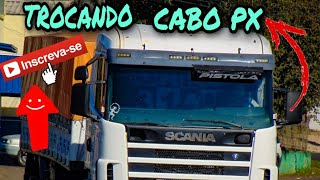 CB radio, replacing a broken cable.