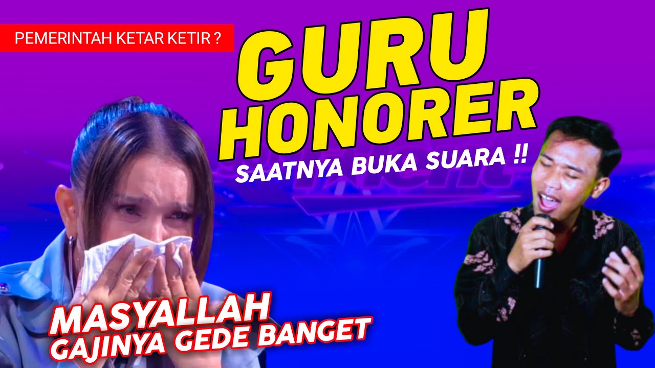 MERINDING ‼️GURU HONORER SAATNYA BUKA SUARA MASYAALLAH GAJINYA ?