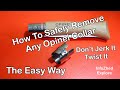 How to remove an Opinel Collar