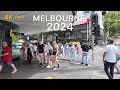 Melbourne city in summer 2024 australia 4k