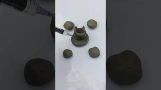 मिट्टी #clay amazing and trending mitti injection#easyart day