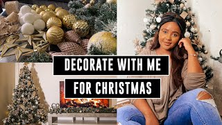 DECORATE WITH ME FOR CHRISTMAS 2020 | Vlogmas | Bethel Brown