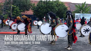 AKSI DRUMBAND DARI SMA/K DIBAWAH NAUNGAN YAYASAN HANG TUAH DIACARA PUNCAK HUT YAYASAN HANGTUAH ke 78