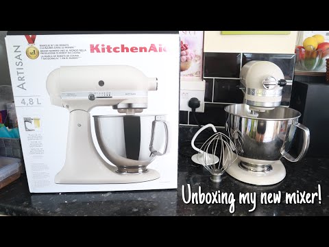 KITCHENAID STAND MIXER UNBOXING, How to use