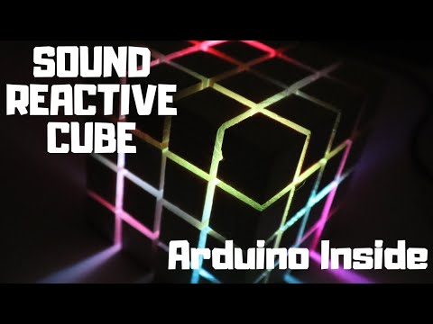 Sound Reactive Cube Using Arduino - Featured in Hackspace
