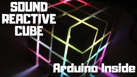 Sound Reactive Cube Using Arduino - Featured in Hackspace