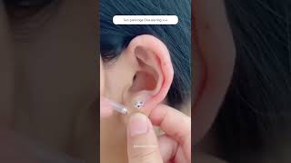Two piercings one earring design silver ✨ |#jewellerytvshow |#jewelry