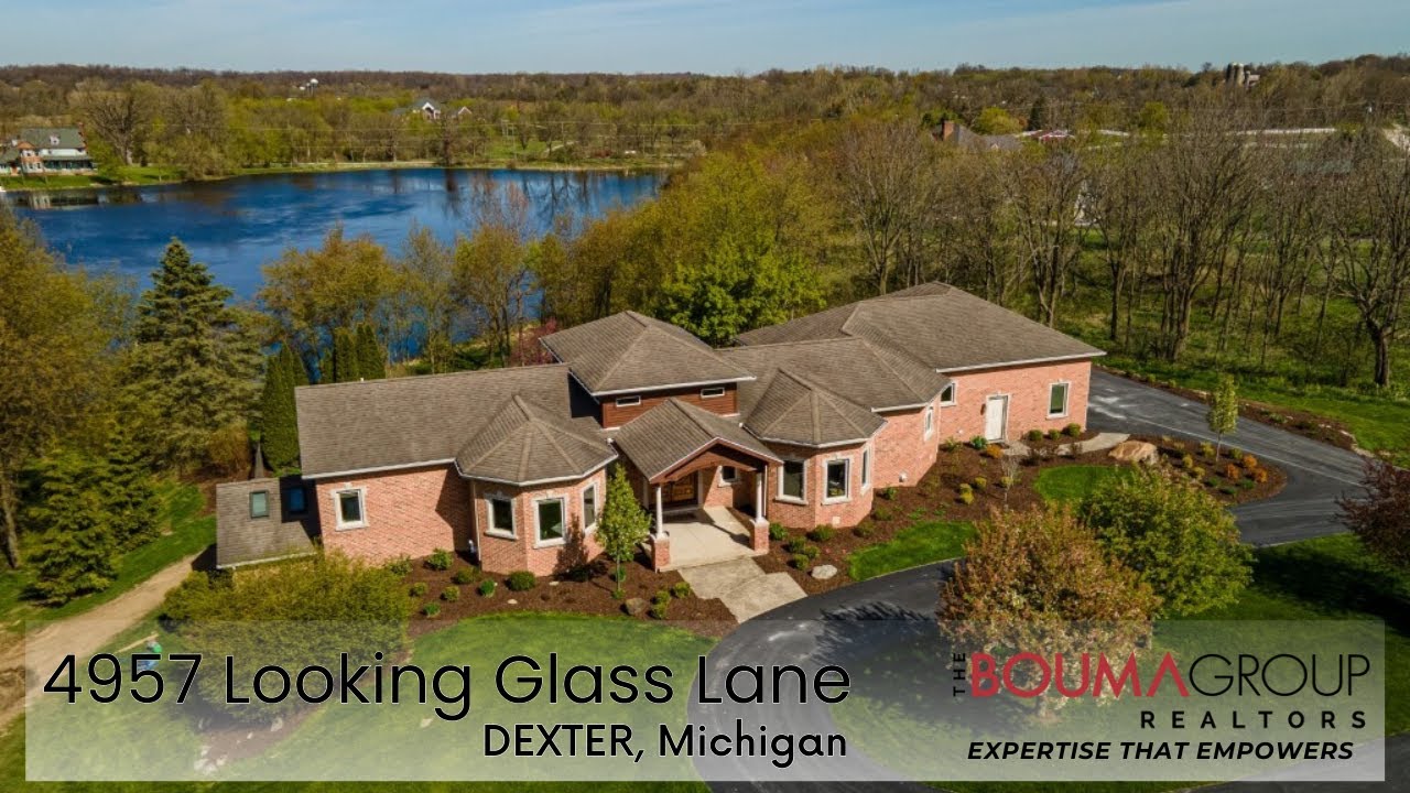 Breathtaking Lake Views from Luxury Home - 4957 Looking Glass Lane, Dexter MI 48130