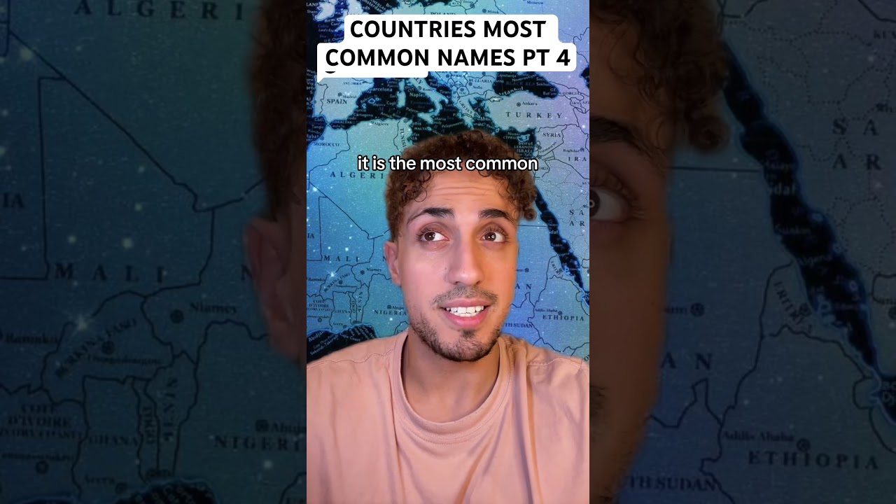 Countries Most Common Names Pt 4