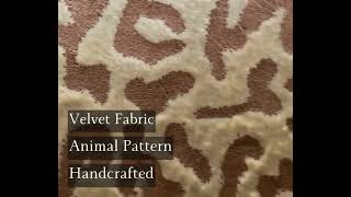 Velvet Beige Animal Print Throw Pillow Cover – Roar
