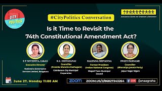 Is it time to revisit the 74th Constitutional Amendment Act?