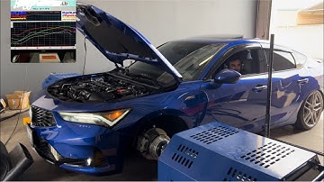 2023 acura integra dyno numbers| stock vs custom tune