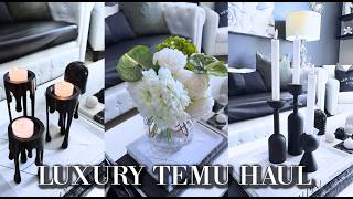 TEMU LUXURY HOME DECOR HAUL|BUDGET FRIENDLY HOME DECOR THAT LOOKS EXPENSIVE for LESS!!