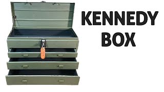 Kennedy Tool Box Restoration  New Felt  Drawer Slides  Toolbox