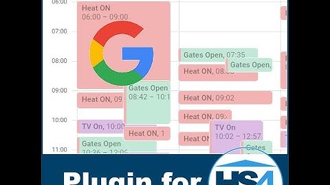 Google Calendar Plugin for HomeSeer HS4