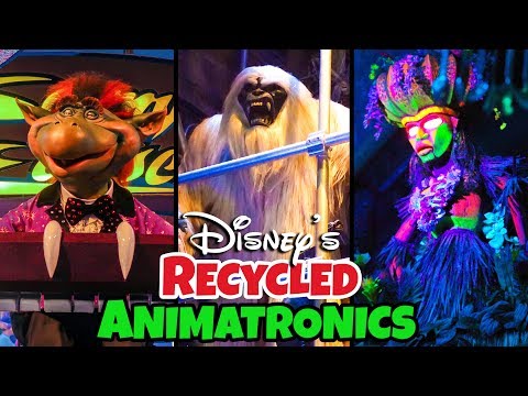 Top 10 Recycled Disney Animatronic Secrets Pt 3 ft. Disney Dan