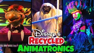Top 10 Recycled Disney Animatronic Secrets Pt 3 ft. Disney Dan