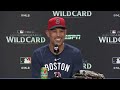 Alex Cora and Brayan Bello Speak with the Media Ahead of Wild Card Game 1