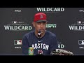 Alex Cora and Brayan Bello Speak with the Media Ahead of Wild Card Game 1