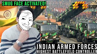 INDIAN REACTS Indian Armed Forces: The HIGHEST BATTLEFIELD controller [Military Power]