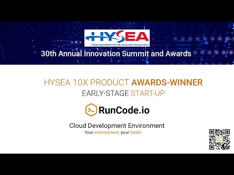 Prestigious HYSEA 30th Annual Innovation Summit and Awards for RunCode.io