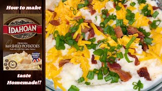 Tips to make instant MASHED POTATOES taste yummy!!! | Quick and Easy
