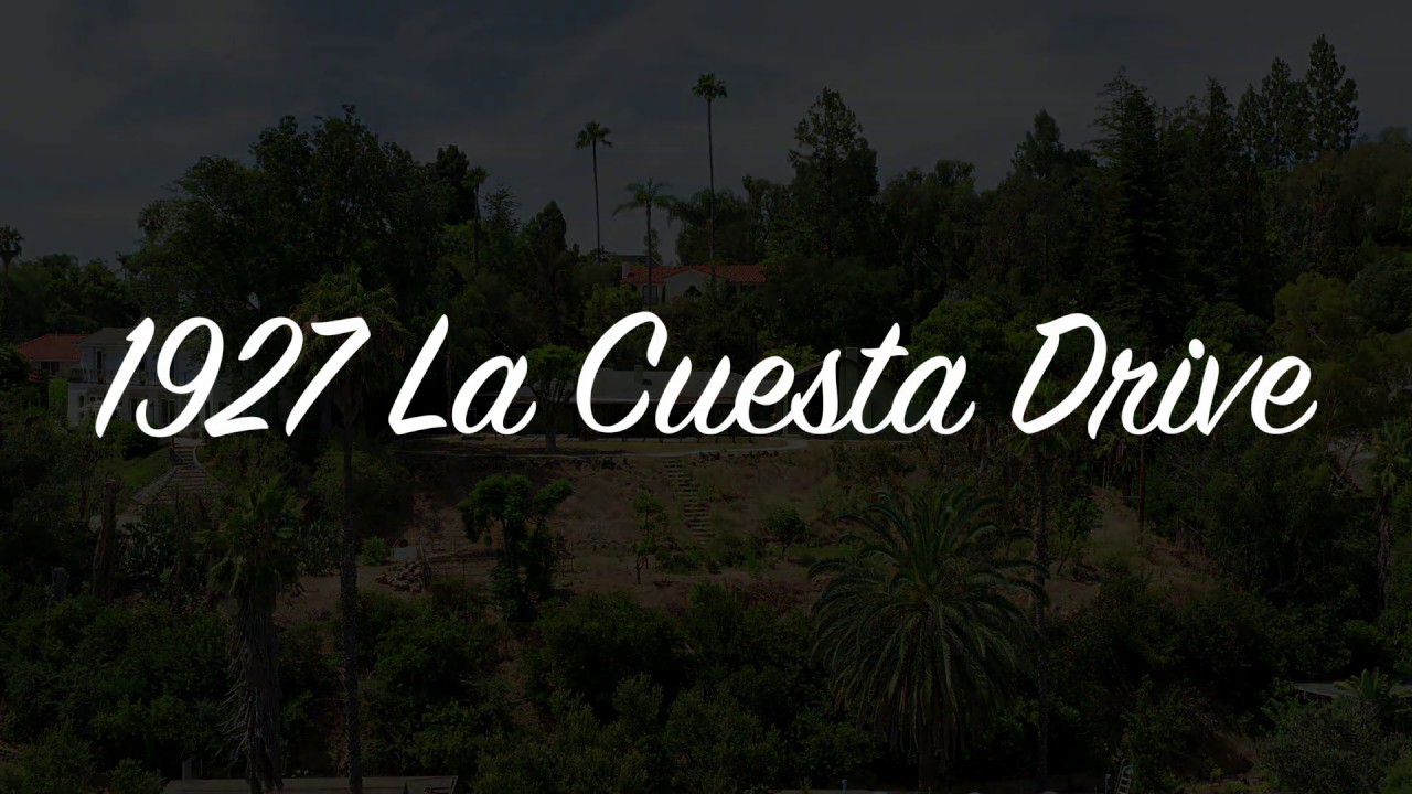 1927 La Cuesta Drive YouTube