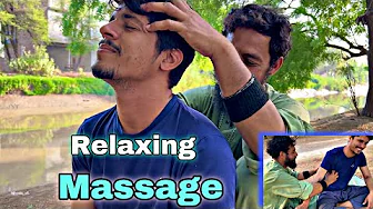 Tingly Head Massage ASMR 😊 Gentle Armpit Tickling for Deep Relaxation & Sleep**